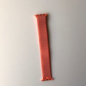 Orange sport loop Apple Watch band